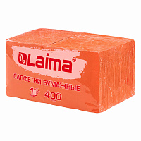 Салфетки бумажные 400 шт., 24х24 см, "Big Pack", оранжевые, 100% целлюлоза, LAIMA, 114729 фото Салфетки бумажные 400 шт., 24х24 см, "Big Pack", оранжевые, 100% целлюлоза, LAIMA, 114729
