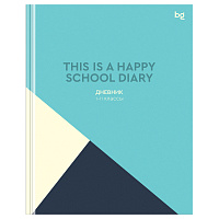 Дневник 1-11 кл. 40л. (твердый) BG "Happy diary blue", глянцевая ламинация фото Дневник 1-11 кл. 40л. (твердый) BG "Happy diary blue", глянцевая ламинация