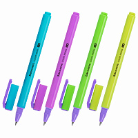 Ручка гелевая BRAUBERG "COLOR NEON", ЧЕРНАЯ, корпус ассорти, узел 0,5 мм, линия 0,35 мм, 144120 фото Ручка гелевая BRAUBERG "COLOR NEON", ЧЕРНАЯ, корпус ассорти, узел 0,5 мм, линия 0,35 мм, 144120