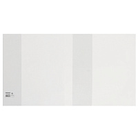 Обложка ПЭ со штрихкодом для учебников МАЛОГО ФОРМАТА, ПЛОТНАЯ, 140 мкм, 233х450 мм, универсальная, прозрачная, ПИФАГОР, 229376