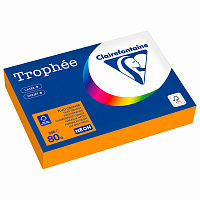 Бумага цветная CLAIREFONTAINE, А4, 80 г/м2, 500 л., неон, оранжевый, Франция, 2978C, 2978PC фото Бумага цветная CLAIREFONTAINE, А4, 80 г/м2, 500 л., неон, оранжевый, Франция, 2978C, 2978PC