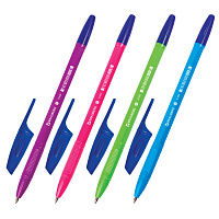 Ручка шариковая BRAUBERG "X-333" NEON SOLID, СИНЯЯ, корпус ассорти, узел 0,7 мм, линия письма 0,35 мм, 142831 фото Ручка шариковая BRAUBERG "X-333" NEON SOLID, СИНЯЯ, корпус ассорти, узел 0,7 мм, линия письма 0,35 мм, 142831