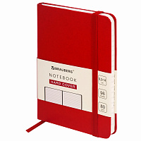 Блокнот МАЛЫЙ ФОРМАТ (93х140 мм) А6, BRAUBERG ULTRA, балакрон, 80 г/м2, 96 л., линия, красный, 113057