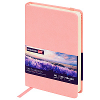 Скетчбук, слоновая кость 140 г/м2 90х140 мм, 80 л., КОЖЗАМ, резинка, BRAUBERG ART CLASSIC, пастель розовый, 116874 фото Скетчбук, слоновая кость 140 г/м2 90х140 мм, 80 л., КОЖЗАМ, резинка, BRAUBERG ART CLASSIC, пастель розовый, 116874