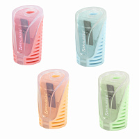 Точилка с контейнером BRAUBERG "CELL PASTEL", пастельные цвета ассорти, 272503 фото Точилка с контейнером BRAUBERG "CELL PASTEL", пастельные цвета ассорти, 272503
