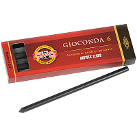 Грифели для цанговых карандашей Koh-I-Noor "Gioconda", 2B, 5,6мм, 6шт., круглый фото Грифели для цанговых карандашей Koh-I-Noor "Gioconda", 2B, 5,6мм, 6шт., круглый