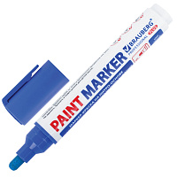 Маркер-краска лаковый (paint marker) 6 мм, СИНИЙ, НИТРО-ОСНОВА, BRAUBERG PROFESSIONAL PLUS EXTRA, 151453 фото Маркер-краска лаковый (paint marker) 6 мм, СИНИЙ, НИТРО-ОСНОВА, BRAUBERG PROFESSIONAL PLUS EXTRA, 151453