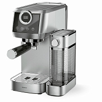 Кофеварка рожковая CENTEK CT-1170, 1350 Вт, объем 1,3 л, 20 бар, автоматический капучинатор, серая фото Кофеварка рожковая CENTEK CT-1170, 1350 Вт, объем 1,3 л, 20 бар, автоматический капучинатор, серая