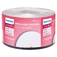 Диск DVD-R Philips 4.7 ГБ 16x bulk DM416U50F/97 (50 штук в упаковке) фото Диск DVD-R Philips 4.7 ГБ 16x bulk DM416U50F/97 (50 штук в упаковке)