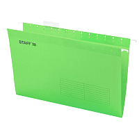 Подвесные папки A4/Foolscap (404х240 мм) до 80 л., КОМПЛЕКТ 10 шт., зеленые, картон, STAFF, 270934 фото Подвесные папки A4/Foolscap (404х240 мм) до 80 л., КОМПЛЕКТ 10 шт., зеленые, картон, STAFF, 270934