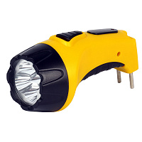 Фонарь Smartbuy SBF-84-Y, аккумуляторный, светодиодный, 4 LED, прямая зарядка от сети, желтый фото Фонарь Smartbuy SBF-84-Y, аккумуляторный, светодиодный, 4 LED, прямая зарядка от сети, желтый
