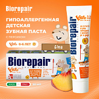 Зубная паста детская 50 мл BIOREPAIR "Персик", ИТАЛИЯ, GA1730200 фото Зубная паста детская 50 мл BIOREPAIR "Персик", ИТАЛИЯ, GA1730200