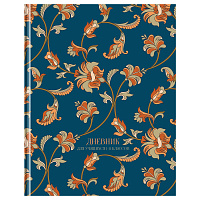 Дневник 1-11 кл. 48л. (твердый) BG "Floral pattern", матовая ламинация, блестки фото Дневник 1-11 кл. 48л. (твердый) BG "Floral pattern", матовая ламинация, блестки