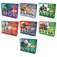 Набор солдатиков + стреляющее орудие, "БИТВЫ FANTASY", АССОРТИ, 7 видов, НЕСКУЧНЫЕ ИГРЫ