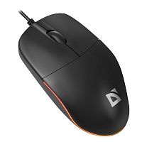 Мышь Defender Azora MB-241, USB, черный, 2btn+Roll фото Мышь Defender Azora MB-241, USB, черный, 2btn+Roll