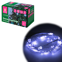 Электрогирлянда-конский хвост комнатная, 2 м, 200 LED, холодный белый, 220 V, ЗОЛОТАЯ СКАЗКА, 591366