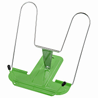 Подставка для книг и учебников BRAUBERG LINE+, металлическая, зеленая, европодвес, 238072 фото Подставка для книг и учебников BRAUBERG LINE+, металлическая, зеленая, европодвес, 238072