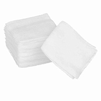 Салфетка марлевая нестерильная КОМПЛЕКТ 100 шт., 8 слоев, 10х10 см, плотные, 32 (±2) г/м2, NF