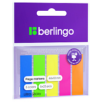 Флажки-закладки Berlingo "Ultra Sticky", 44*12мм, 25л*5 неоновых цветов, европодвес фото Флажки-закладки Berlingo "Ultra Sticky", 44*12мм, 25л*5 неоновых цветов, европодвес