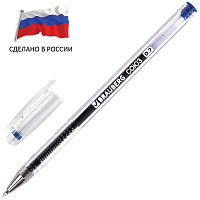 Ручка гелевая РОССИЯ "СОЮЗ", СИНЯЯ, корпус прозрачный, узел 0,7 мм, линия письма 0,5 мм, BRAUBERG, 143962 фото Ручка гелевая РОССИЯ "СОЮЗ", СИНЯЯ, корпус прозрачный, узел 0,7 мм, линия письма 0,5 мм, BRAUBERG, 143962