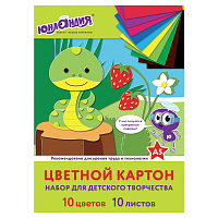 Картон цветной МАЛОГО ФОРМАТА, А5 немелованный (матовый), 10 л., 10 цветов, склейка, ЮНЛАНДИЯ, 145х200 мм, "НА ПОЛЯНКЕ", 111321 фото Картон цветной МАЛОГО ФОРМАТА, А5 немелованный (матовый), 10 л., 10 цветов, склейка, ЮНЛАНДИЯ, 145х200 мм, "НА ПОЛЯНКЕ", 111321