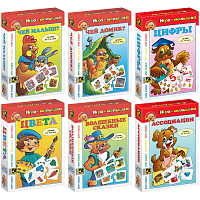Игра настольная Step Puzzle "Игры-малышки", ассорти, картонная коробка фото Игра настольная Step Puzzle "Игры-малышки", ассорти, картонная коробка