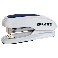 Степлер №24/6, 26/6 BRAUBERG "Extra", до 30 листов, серо-синий, 229087 фото Степлер №24/6, 26/6 BRAUBERG "Extra", до 30 листов, серо-синий, 229087