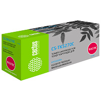 Картридж лазерный CACTUS (CS-TK5270C) для Kyocera P6230cdn/M6230cidn/M6630cidn, голубой, ресурс 6000 страниц фото Картридж лазерный CACTUS (CS-TK5270C) для Kyocera P6230cdn/M6230cidn/M6630cidn, голубой, ресурс 6000 страниц