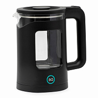 Чайник BQ (БИ-КЬЮ) KT2000G, 1,5 л, 1500 Вт, закрытый нагревательный элемент, стекло, черный, 86196739 фото Чайник BQ (БИ-КЬЮ) KT2000G, 1,5 л, 1500 Вт, закрытый нагревательный элемент, стекло, черный, 86196739
