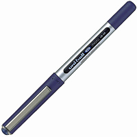 Ручка-роллер Uni-Ball Eye, СИНЯЯ, корпус серебро, узел 0,5 мм, линия 0,3 мм, UB-150 BLUE фото Ручка-роллер Uni-Ball Eye, СИНЯЯ, корпус серебро, узел 0,5 мм, линия 0,3 мм, UB-150 BLUE