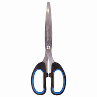 Ножницы BRAUBERG "Classic+", 185 мм, черно-синие, классической формы, резиновые вставки, 236448 фото Ножницы BRAUBERG "Classic+", 185 мм, черно-синие, классической формы, резиновые вставки, 236448