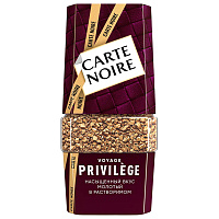 Кофе растворимый CARTE NOIRE "Privilege" 95 г, стеклянная банка, сублимированный, 8051365