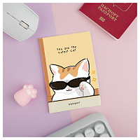 Обложка для паспорта MESHU "Cutest Cat", ПВХ, 2 кармана фото Обложка для паспорта MESHU "Cutest Cat", ПВХ, 2 кармана