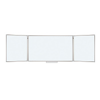 Доска магнитно-маркерная 3-х элементная 100х150/300 см, 5 рабочих поверхностей, белая, BRAUBERG, 231708