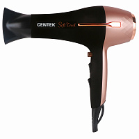 Фен CENTEK CT-2242, 2000 Вт, 2 скорости, 3 температурных режима, черный/розовый фото Фен CENTEK CT-2242, 2000 Вт, 2 скорости, 3 температурных режима, черный/розовый