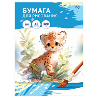 Папка для рисования А4, 40л., BG, 120г/м2 фото Папка для рисования А4, 40л., BG, 120г/м2