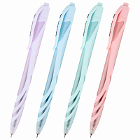 Ручка шариковая автоматическая BRAUBERG ULTRA COLOR PASTEL, soft-touch, СИНЯЯ, пишущий узел 0,7 мм, линия 0,35 мм, 144204 фото Ручка шариковая автоматическая BRAUBERG ULTRA COLOR PASTEL, soft-touch, СИНЯЯ, пишущий узел 0,7 мм, линия 0,35 мм, 144204