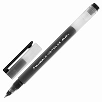 Ручка гелевая BRAUBERG "X-WRITER 1800", УВЕЛИЧЕННАЯ ДЛИНА ПИСЬМА 1 800 м, ЧЕРНАЯ, стандартный узел 0,5 мм, 144135 фото Ручка гелевая BRAUBERG "X-WRITER 1800", УВЕЛИЧЕННАЯ ДЛИНА ПИСЬМА 1 800 м, ЧЕРНАЯ, стандартный узел 0,5 мм, 144135