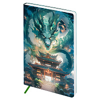 Ежедневник недатированный, А5, 136л., мягкий переплет, кожзам, BG "Anime. Dragon фото Ежедневник недатированный, А5, 136л., мягкий переплет, кожзам, BG "Anime. Dragon