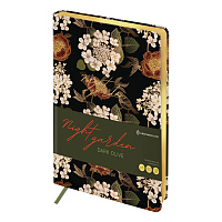 Ежедневник недатированный, А5, 136л., кожзам, Greenwich Line "Night garden. Dark olive", тон. блок фото Ежедневник недатированный, А5, 136л., кожзам, Greenwich Line "Night garden. Dark olive", тон. блок