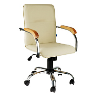 Кресло оператора Helmi HL-M23 "Самба G/Samba G", CH, экокожа, бежевый, бук, механизм качания BOX1 фото Кресло оператора Helmi HL-M23 "Самба G/Samba G", CH, экокожа, бежевый, бук, механизм качания BOX1