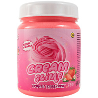 Слайм (лизун) CREAM SLIME с ароматом клубники, 250 г, SLIME, SF02-S фото Слайм (лизун) CREAM SLIME с ароматом клубники, 250 г, SLIME, SF02-S