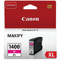 Картридж струйный Canon PGI-1400XL M 9203B001 пурпурный оригинальный повышенной емкости фото Картридж струйный Canon PGI-1400XL M 9203B001 пурпурный оригинальный повышенной емкости