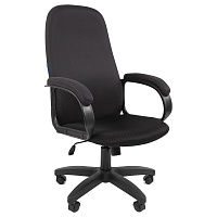 Кресло руководителя Helmi HL-E79 "Elegant", PL, ткань TW черная/серая, механизм качания фото Кресло руководителя Helmi HL-E79 "Elegant", PL, ткань TW черная/серая, механизм качания