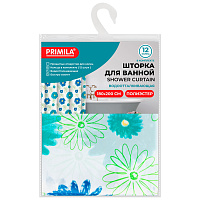 Шторка для ванной ПОЛИЭСТЕР, 180х200 см, кольца в комплекте, ЦВЕТЫ, PRIMILA (ПРИМИЛА), 700082 фото Шторка для ванной ПОЛИЭСТЕР, 180х200 см, кольца в комплекте, ЦВЕТЫ, PRIMILA (ПРИМИЛА), 700082