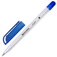 Ручка шариковая масляная BRAUBERG "OIL PEN", СИНЯЯ, корпус прозрачный, 0,7 мм, линия 0,35 мм, 141476 фото Ручка шариковая масляная BRAUBERG "OIL PEN", СИНЯЯ, корпус прозрачный, 0,7 мм, линия 0,35 мм, 141476