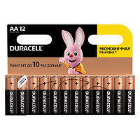 Батарейка AA пальчиковая Duracell Basic (12 штук в упаковке)