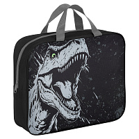 Папка на молнии с ручками BRAUBERG А4, 1 отделение, полиэстер, 80 мм, "Scary dino", 273308 фото Папка на молнии с ручками BRAUBERG А4, 1 отделение, полиэстер, 80 мм, "Scary dino", 273308