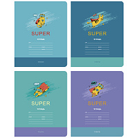 Тетрадь 12л., крупная клетка BG "Кот - супергерой