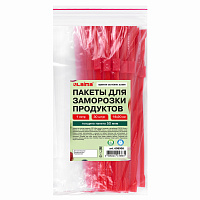 Пакеты для заморозки продуктов, 1 л, КОМПЛЕКТ 30 шт., с замком-застежкой (слайдер), LAIMA фото Пакеты для заморозки продуктов, 1 л, КОМПЛЕКТ 30 шт., с замком-застежкой (слайдер), LAIMA